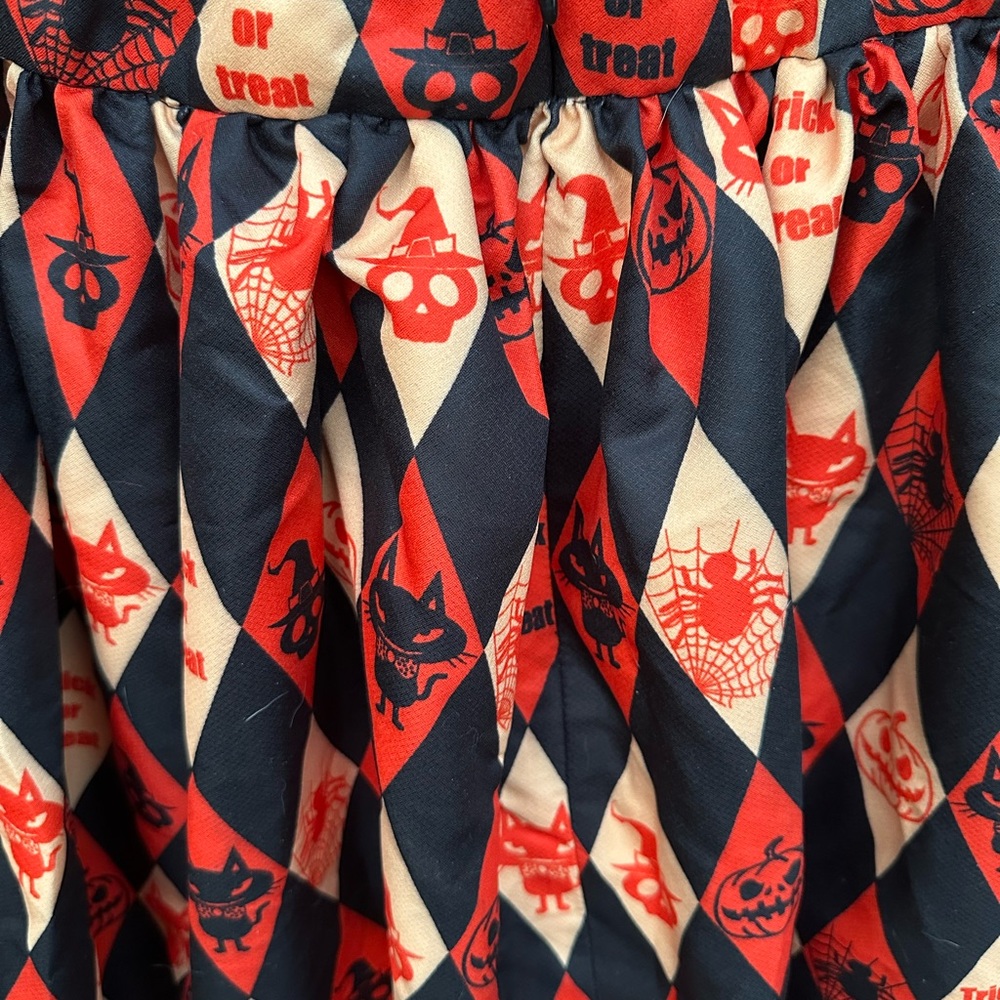 Festive Vintage 80’s Halloween Full Skirt - Picture 8 of 8